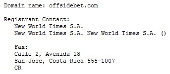 whois offsidebet.com whois offsidebet.com